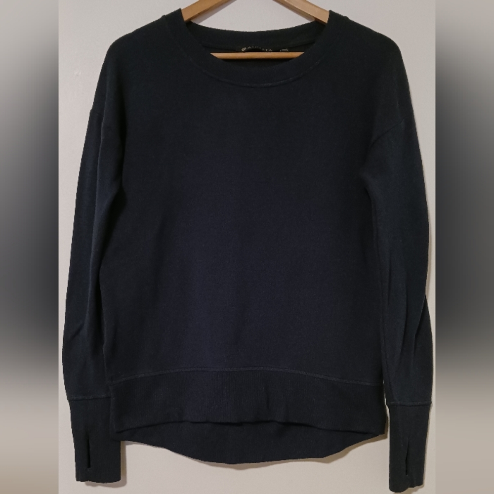 Athleta XXS Navy Blue Womans Lightweight Oversized Sweater